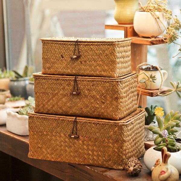 s/m/l seaweed with button woven basket straw woven debris deskstorage box hand-woven storage basket clothing
s/m/l seaweed with button woven basket straw woven debris deskstorage box hand-woven storage basket clothing