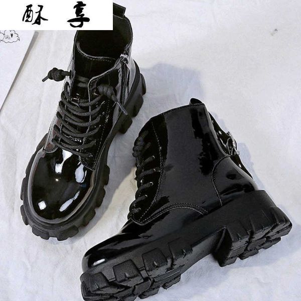 round toe med heel boots women shoes autumn boots-women booties ladies lace up luxury designer lolita black 2020 rubber flat y0914
round toe med heel boots women shoes autumn boots-women booties ladies lace up luxury designer lolita black 2020 rubber flat y0914