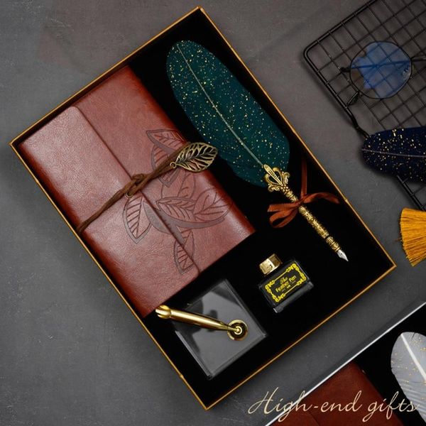 retro calligraphy feather dip pen writing ink notebook fountain pens stationery g88d
retro calligraphy feather dip pen writing ink notebook fountain pens stationery g88d