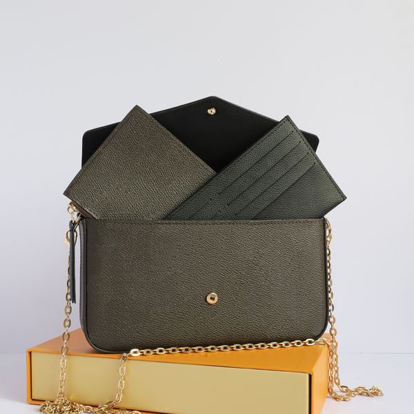hight quality 3pcs set women shoulder bags pochette felicie messenger wallet chain strap cross body bag ladies flap purse clutchbag totes wi
hight quality 3pcs set women shoulder bags pochette felicie messenger wallet chain strap cross body bag ladies flap purse clutchbag totes wi