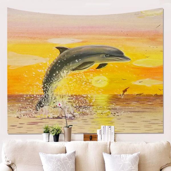 tapestries dolphin tapestry hippie bohemian wild animal vivid 3d print blue marine wall hanging for living room decor
tapestries dolphin tapestry hippie bohemian wild animal vivid 3d print blue marine wall hanging for living room decor