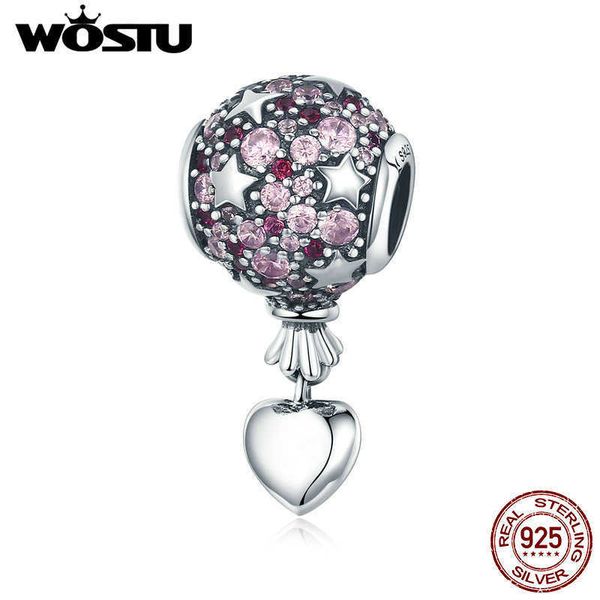 wostu luxury 925 sterling silver romantic love balloon air pendant charm fit beads bracelet necklace jewelry gift cqc517, Bronze;silver
wostu luxury 925 sterling silver romantic love balloon air pendant charm fit beads bracelet necklace jewelry gift cqc517, Bronze;silver