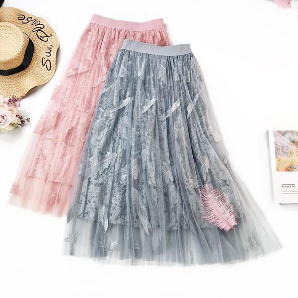 skirts fashion mid-length gold velvet skirt 2021 autumn and winter high waist feather embroidery pleated fairy, Black
skirts fashion mid-length gold velvet skirt 2021 autumn and winter high waist feather embroidery pleated fairy, Black