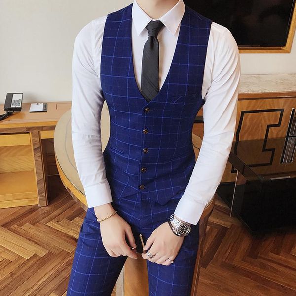 men's vests fashion men plaid size s m xl 2xl 3xl slim comfortable elegant mens wedding suit vest, Black;white
men's vests fashion men plaid size s m xl 2xl 3xl slim comfortable elegant mens wedding suit vest, Black;white