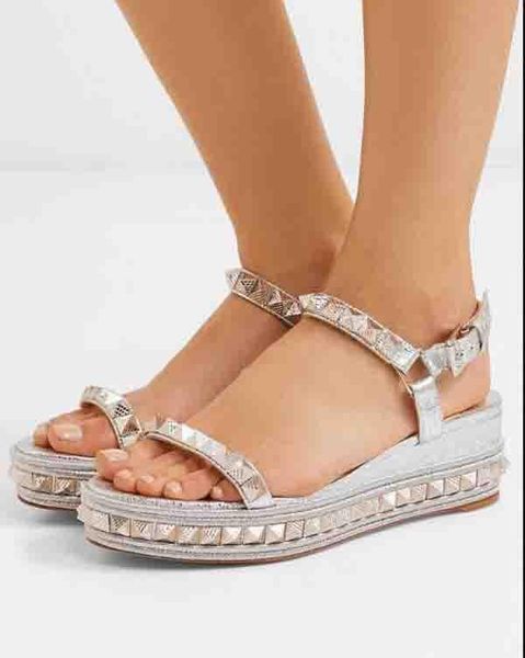 luxurious pyraclou 60mm platfrom flats espadrilles woven lady wedges sandals ankle strap studs red bottom lady women dress party, Black
luxurious pyraclou 60mm platfrom flats espadrilles woven lady wedges sandals ankle strap studs red bottom lady women dress party, Black