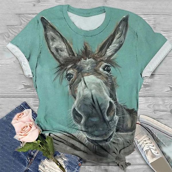 women's t-shirt #h40 3d horse print t shirt women plus size tshirts o neck short sleeve tee vintage summer clothes 2021, White
women's t-shirt #h40 3d horse print t shirt women plus size tshirts o neck short sleeve tee vintage summer clothes 2021, White
