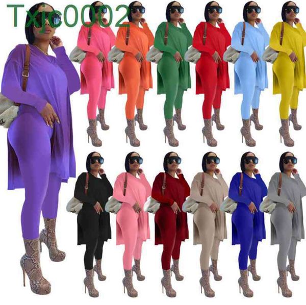 women two piece pants set deisgner tracksuits long sleeve pants solid colour medium length split leggings plus size xs--5xl, White
women two piece pants set deisgner tracksuits long sleeve pants solid colour medium length split leggings plus size xs--5xl, White