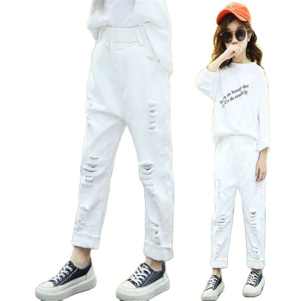 girls summer ripped jeans 2021 new little girl korean version of loose break student feet pants fashionable western style, Blue
girls summer ripped jeans 2021 new little girl korean version of loose break student feet pants fashionable western style, Blue