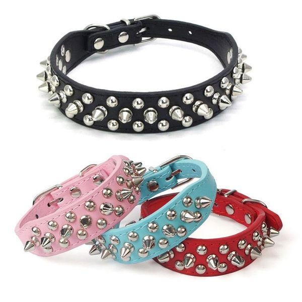 dog collars & leashes spiked pet collar rivet pu leather neck strap for small medium jack russel terrier large dogs rottweiler cat
dog collars & leashes spiked pet collar rivet pu leather neck strap for small medium jack russel terrier large dogs rottweiler cat