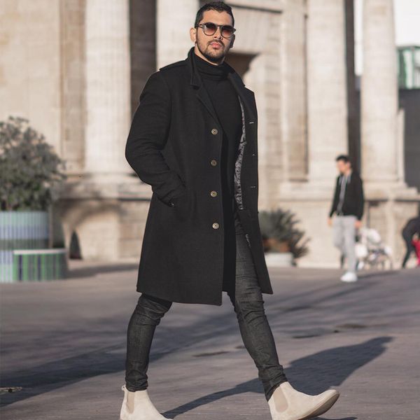 2021 autumn winter mans jacket overcoat new solid color windbreaker fashion long trench coat business lapel parka casual slim b642, Black;brown
2021 autumn winter mans jacket overcoat new solid color windbreaker fashion long trench coat business lapel parka casual slim b642, Black;brown