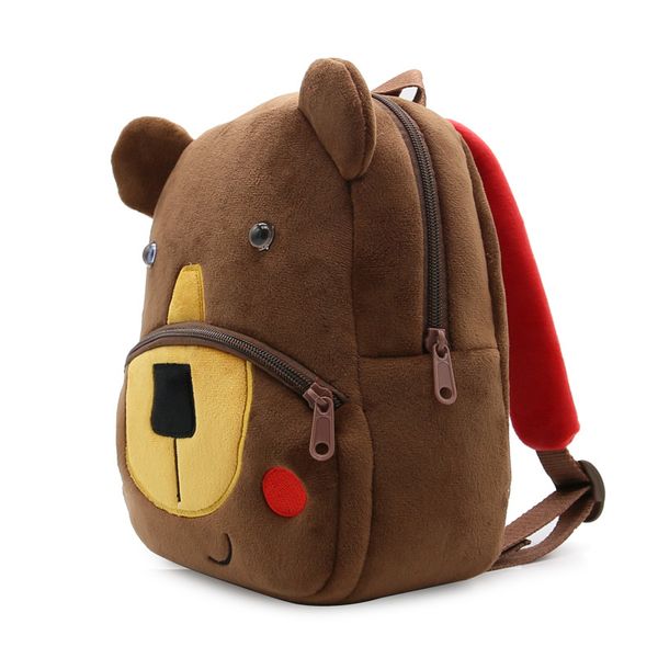 children school backpack cartoon coffee bear design soft plush material for toddler baby boys kindergarten kids snacks bag
children school backpack cartoon coffee bear design soft plush material for toddler baby boys kindergarten kids snacks bag