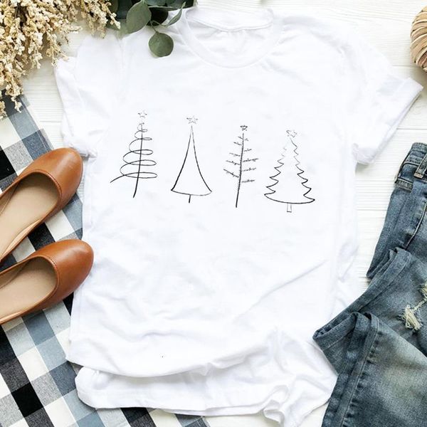 women merry christmas short sleeve tree printing cute holiday clothes ladies graphic print tee tshirt female t-shirt, White
women merry christmas short sleeve tree printing cute holiday clothes ladies graphic print tee tshirt female t-shirt, White