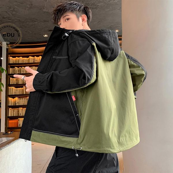 hooded jacket men fashion new coat spring autumn hip hop jackets male streetwear casual splicing jackets plus size 4xl, Black;brown
hooded jacket men fashion new coat spring autumn hip hop jackets male streetwear casual splicing jackets plus size 4xl, Black;brown