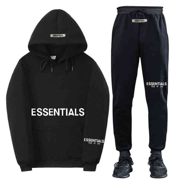 autumn and winter new 2021 long sleeve trend coat fashion men's casual hooded sweater pants two-piece suit, Black
autumn and winter new 2021 long sleeve trend coat fashion men's casual hooded sweater pants two-piece suit, Black