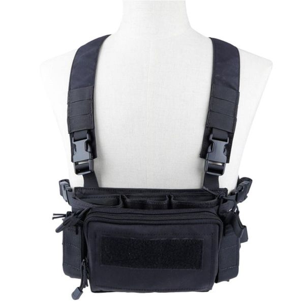 breathable chest vest rig multipurpose molle vest with multi-pockets bag fighting load carrier for cs game paintbal, Camo;black
breathable chest vest rig multipurpose molle vest with multi-pockets bag fighting load carrier for cs game paintbal, Camo;black