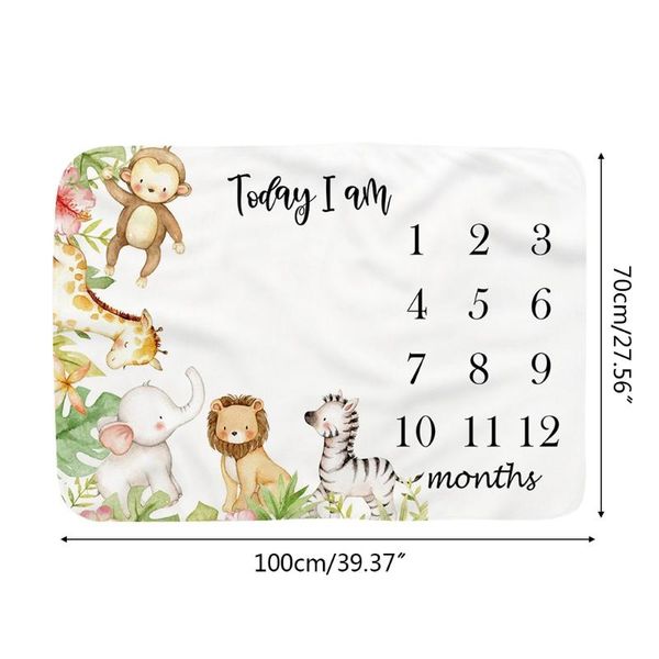 blankets & swaddling baby monthly record growth milestone blanket born soft flannel cartoon animal printed swaddle wrap pography props k1kc
blankets & swaddling baby monthly record growth milestone blanket born soft flannel cartoon animal printed swaddle wrap pography props k1kc