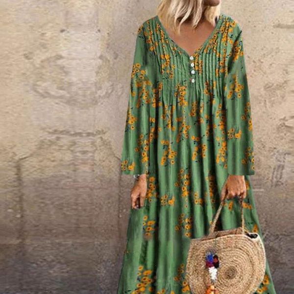 autumn women plus size dress print cotton linen long sleeve v neck long loose dress party maxi dresses vestidos de festa 2021, Black;gray
autumn women plus size dress print cotton linen long sleeve v neck long loose dress party maxi dresses vestidos de festa 2021, Black;gray