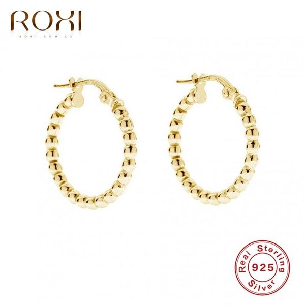 hoop & huggie roxi ins round small beads earrings for women girls cartilage 925 sterling silver jewelry pendientes earings, Golden;silver
hoop & huggie roxi ins round small beads earrings for women girls cartilage 925 sterling silver jewelry pendientes earings, Golden;silver