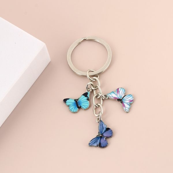 new colorful enamel butterfly keychain insects car key women bag accessories jewelry gifts, Silver
new colorful enamel butterfly keychain insects car key women bag accessories jewelry gifts, Silver