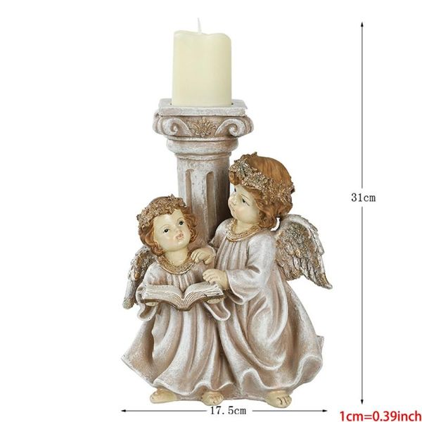 retro candle holder resin angel cylinder light for christmas wedding vintage 67jb
retro candle holder resin angel cylinder light for christmas wedding vintage 67jb