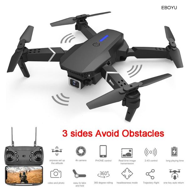 eboyu e525pro rc drone 3 sides avoid abstacles wifi fpv 4k/1080p hd camera altitude hold foldable rc quadcopter drone toy rtf
eboyu e525pro rc drone 3 sides avoid abstacles wifi fpv 4k/1080p hd camera altitude hold foldable rc quadcopter drone toy rtf