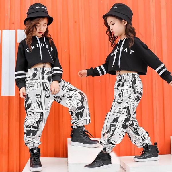 kids hip hop hoodie clothing girls cropped sweatshirt jogger pants jazz dance costume dancing clothes stage party wear suit, Black;red
kids hip hop hoodie clothing girls cropped sweatshirt jogger pants jazz dance costume dancing clothes stage party wear suit, Black;red