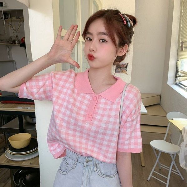 2021 new harajuku kawai short sleeve women's knitted shirt will see vintage chess tshirt schoolgirl clothes young style gpgp, White
2021 new harajuku kawai short sleeve women's knitted shirt will see vintage chess tshirt schoolgirl clothes young style gpgp, White
