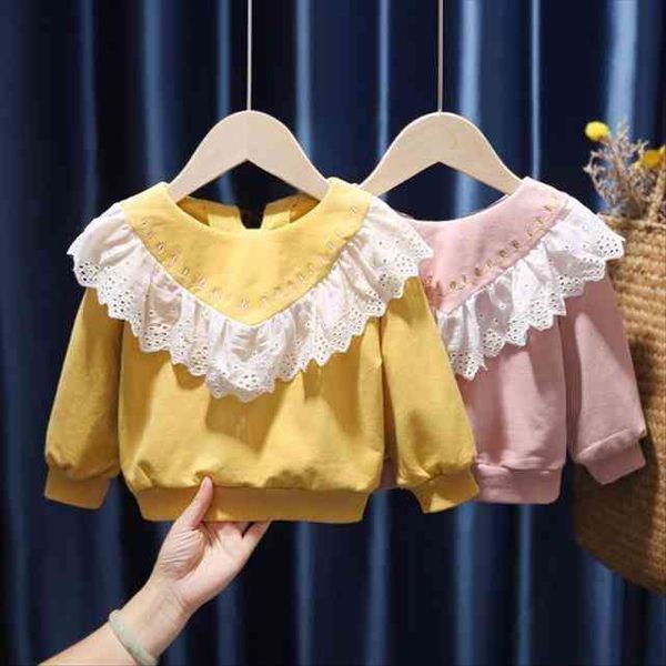 baby girl fashion ruffles embroidery long sleeved t shirt sweaters girls kids princess sweatshirts clothes children 1 8age, Blue
baby girl fashion ruffles embroidery long sleeved t shirt sweaters girls kids princess sweatshirts clothes children 1 8age, Blue