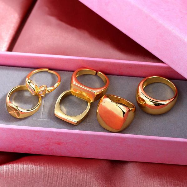 wedding rings trendy gold color circle wide square knuckle ring minimalist geometric exaggerated finger women jewelry gift, Slivery;golden
wedding rings trendy gold color circle wide square knuckle ring minimalist geometric exaggerated finger women jewelry gift, Slivery;golden
