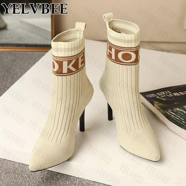 boots 2021 autumn women super high heels shoes dress fashion socks slip-on designer knitting ankle chunky pumps, Black
boots 2021 autumn women super high heels shoes dress fashion socks slip-on designer knitting ankle chunky pumps, Black