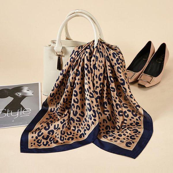 scarves leopard print silk for ladies square designer head scarf women hair band satin neckerchief office lady shawl bandana, Blue;gray
scarves leopard print silk for ladies square designer head scarf women hair band satin neckerchief office lady shawl bandana, Blue;gray