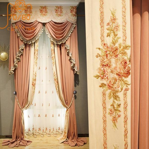 curtain & drapes french light luxury flannel embroidery stitching thickening blackout curtains for living room and bedroom custom products
curtain & drapes french light luxury flannel embroidery stitching thickening blackout curtains for living room and bedroom custom products