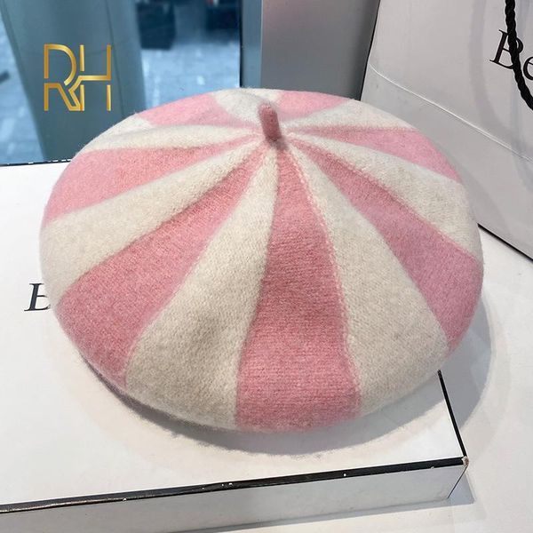 berets winter warm charm stitching color pure wool women beret french beanie hat cap for female retro wild fashion accessory gifs rh, Blue;gray
berets winter warm charm stitching color pure wool women beret french beanie hat cap for female retro wild fashion accessory gifs rh, Blue;gray