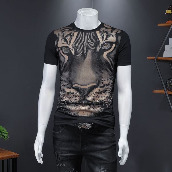 3d leopard print t-shirt of men with funny short sleeves shirts casual streetwear men's clothes 2021 will see neck t i91u, White
3d leopard print t-shirt of men with funny short sleeves shirts casual streetwear men's clothes 2021 will see neck t i91u, White