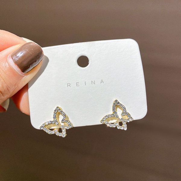 fashion butterfly earrings for women punk rhinestone style cute girl zircon stud earrings jewelry, Golden;silver
fashion butterfly earrings for women punk rhinestone style cute girl zircon stud earrings jewelry, Golden;silver