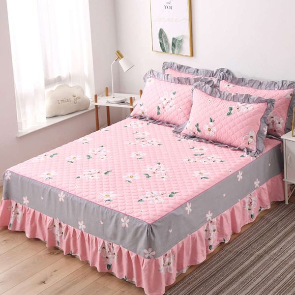 thickened cotton clip bed skirt bedspread all flounce protection slip pillow case special price
thickened cotton clip bed skirt bedspread all flounce protection slip pillow case special price