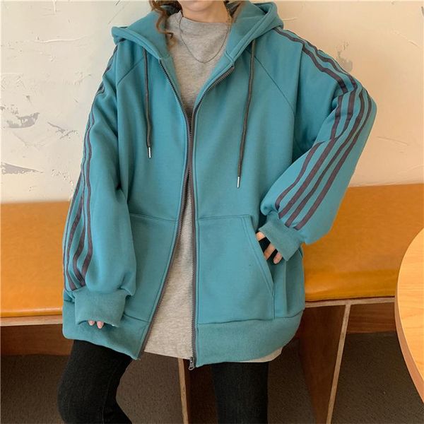 women's hoodies & sweatshirts plus fleece sweatshirt autumn and winter casual fashion hoodie harajuku coat lapel solid color stripes w, Black
women's hoodies & sweatshirts plus fleece sweatshirt autumn and winter casual fashion hoodie harajuku coat lapel solid color stripes w, Black