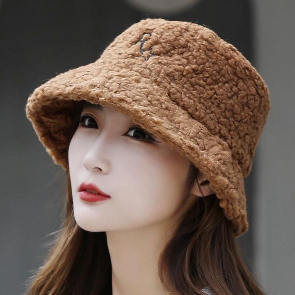 berets winter warm outdoors teddy hat windproof plush bucket lambs woolen fuzzy faux fur packable brim fisherman cap, Blue;gray
berets winter warm outdoors teddy hat windproof plush bucket lambs woolen fuzzy faux fur packable brim fisherman cap, Blue;gray
