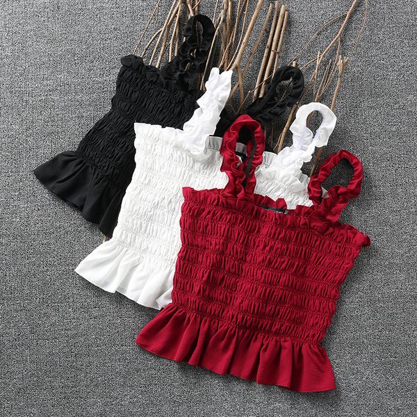 large size women's 2021 summer wear halter wipe the chest fat sister cover belly small vest short 2052 42je, White 
large size women's 2021 summer wear halter wipe the chest fat sister cover belly small vest short 2052 42je, White