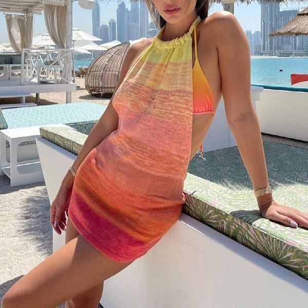 casual dresses wyblz 2021 backless mini dress halter neck sleeveless beach women summer black off shoulder party knit bodycon, Black;gray
casual dresses wyblz 2021 backless mini dress halter neck sleeveless beach women summer black off shoulder party knit bodycon, Black;gray