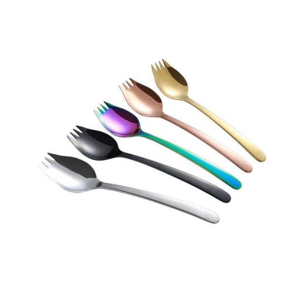forks 2 in 1 stainless steel spork salad noodles fork spoon travel picnic tableware kitchen accessories table for bar home
forks 2 in 1 stainless steel spork salad noodles fork spoon travel picnic tableware kitchen accessories table for bar home