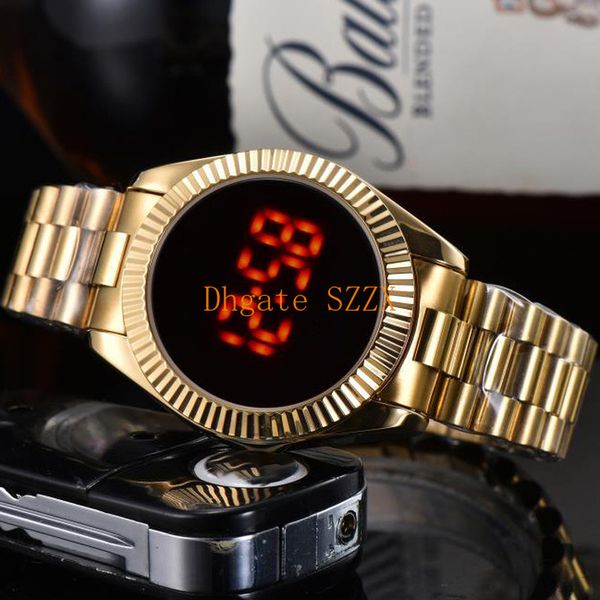 7-mens watches led display digital dial simple style business sports casual quartz movement mens stainless steel strap military watch, Slivery;brown
7-mens watches led display digital dial simple style business sports casual quartz movement mens stainless steel strap military watch, Slivery;brown