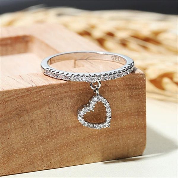 wedding rings eparbers chic fashion silver color cordiform pendant jewelry sparkling full cubic zirconia band hollow for women, Slivery;golden
wedding rings eparbers chic fashion silver color cordiform pendant jewelry sparkling full cubic zirconia band hollow for women, Slivery;golden