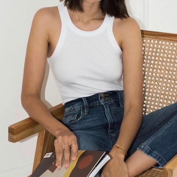 2021 spring summer women vest simple elasitc ladies sleeveless sling tank wild stylish camis white black gray
2021 spring summer women vest simple elasitc ladies sleeveless sling tank wild stylish camis white black gray