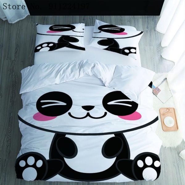 bedding sets 2/3pcs duvet cover set kids boys girls cartoon panda printing quilt single double king size home textile
bedding sets 2/3pcs duvet cover set kids boys girls cartoon panda printing quilt single double king size home textile