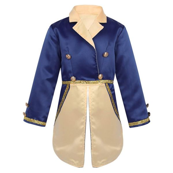jackets baby boys prince costume turn-down collar tuxedo jacket tailcoat kids children halloween cosplay theme party dress up 12m-14t, Blue;gray
jackets baby boys prince costume turn-down collar tuxedo jacket tailcoat kids children halloween cosplay theme party dress up 12m-14t, Blue;gray