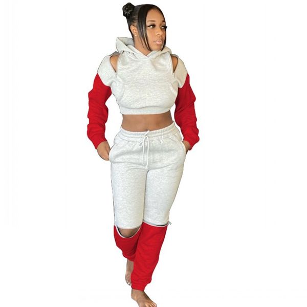 sweet color splice with zippers 2 female set pulley and pants define 2021-autumn new leisure hoodies outfit xtuk, Gray
sweet color splice with zippers 2 female set pulley and pants define 2021-autumn new leisure hoodies outfit xtuk, Gray