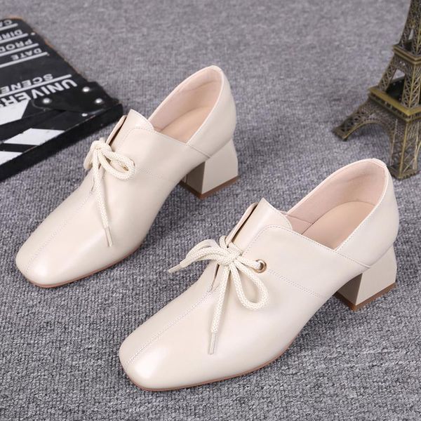 dress shoes women's 2021 spring all-match thick-heeled english loafers and autumn deep mouth lace high heels, Black
dress shoes women's 2021 spring all-match thick-heeled english loafers and autumn deep mouth lace high heels, Black