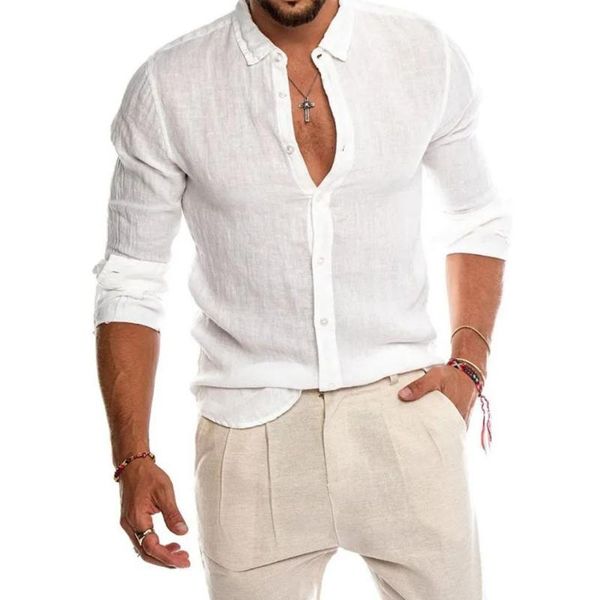 men's casual shirts western style men shirt spring summer 2021 fashion temperament loose single-breasted white lapel long sleeve, White;black
men's casual shirts western style men shirt spring summer 2021 fashion temperament loose single-breasted white lapel long sleeve, White;black