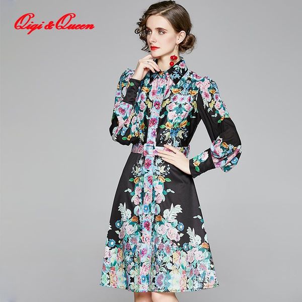 casual dresses qiqi&queen 2021 autumn dress fashion vintage floral luxury work office vestidos elegant slim women's evening party, Black;gray
casual dresses qiqi&queen 2021 autumn dress fashion vintage floral luxury work office vestidos elegant slim women's evening party, Black;gray